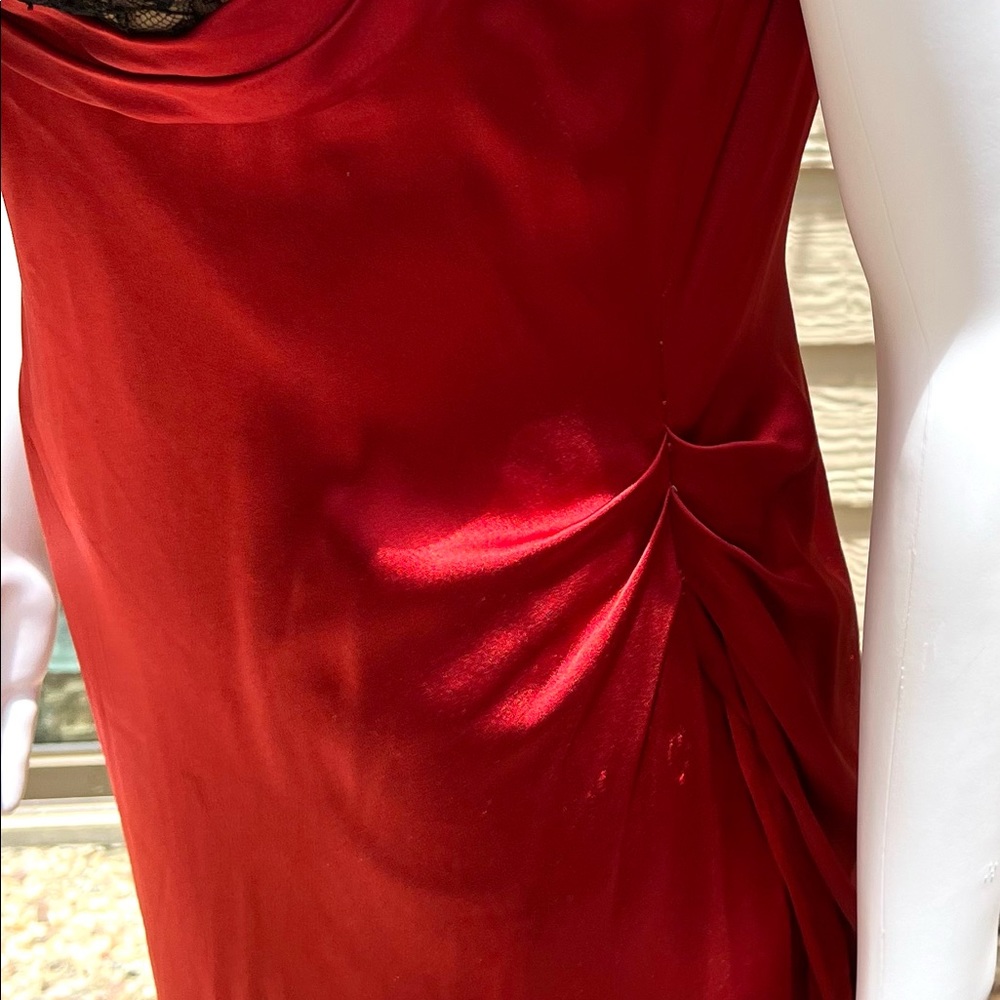 Vera Wang Gilded Age Red Gown sz4 - Picture 12 of 16